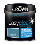 2.5L Crown Easyclean Bathroom Mid-Sheen Emulsion Multi Surface Paint With Mouldguard+ – Teal