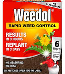 Weedol Rapid Concentrate Tubes, 6 Pack