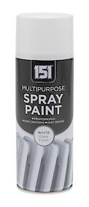 WHITE GLOSS SPRAY PAINT 400ml