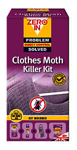 Zero In All-In-One Clothes Moth Killer Kit