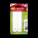 XL Pic Hanging Strips 8 Set White