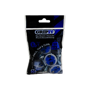 25mm Blue Gripit Pack of 8