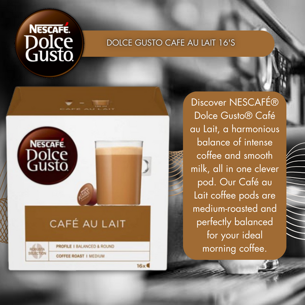 Dolce Gusto Cafe Au Lait 16's