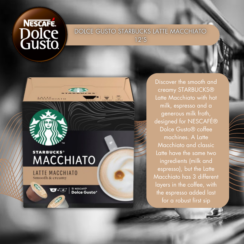 Dolce Gusto Starbucks Latte Macchiato 12's