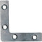 63Mm 2½'' No.324 Corner Plates 1 Each Zinc Plated