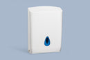 Esfina C-Fold Plastic Paper Towel Wall Dispenser White