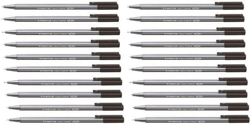 Staedtler Triplus Fineliner 0.3mm Black Pack 10's