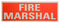 Fire Marshal Reflective Back [250X90mm]