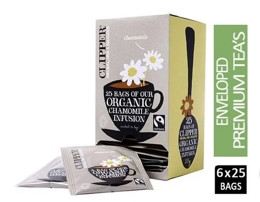 Clipper Fairtrade Organic Chamomile Enveloped Infusion Tea 25's