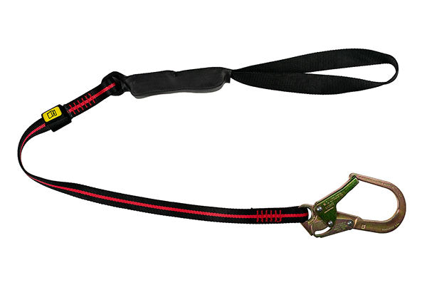 Honeywell Miller Arc Compliant Single Rebar Hook Lanyard Black / Red 1.8M