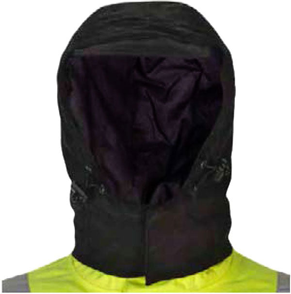 Hydrowear Manilla Multi Cvc Fire Retardant Anti-Static Waterproof Hood Black