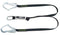 Msa 1.5M Webbing Twin Leg Lanyard Chrome 1.5M