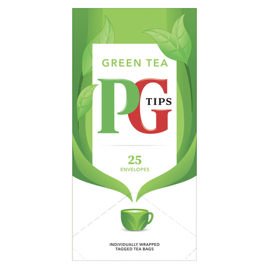 PG Tips Green Tea Enveloped Tea Bags 25s