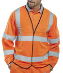 Beeswift Hi-Vis Long Sleeve Jerkin - {ALL COLOURS / SIZES}