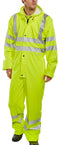 Beeswift Hi-Vis PU Breathable Coverall - {ALL COLOURS / SIZES}