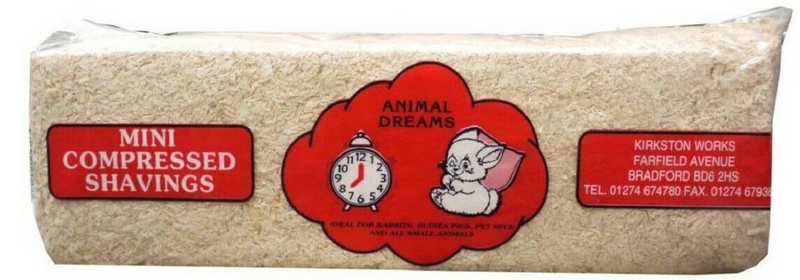 Animal Dreams Mini Compressed Shavings 12 x 100g {Full Case}