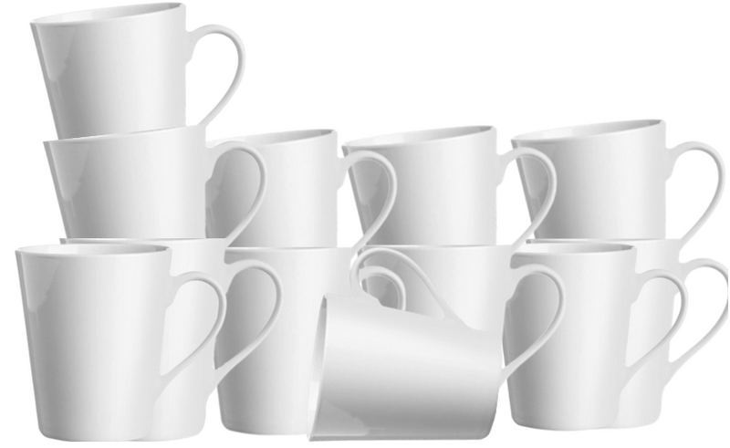 Fixtures Brand White 12oz/340ml Coffee/Tea Mug