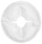 Rapid Relief Reusable Premium Cool And Warm Gel Breast Pads 5" White 5"