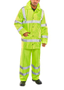 Beeswift Hi-Vis Lightweight Waterproof Suit - {ALL COLOURS / SIZES}