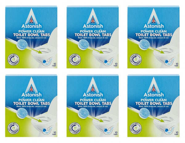 Astonish Toilet Bowl Cleaner & limescale 12 Pack's of 10 {120 Tablets}