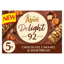 Alpen Delight Chocolate Caramel & Shortbread Bars 5x24g