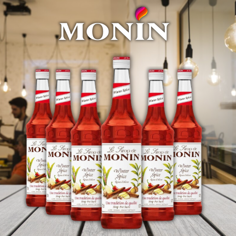 Monin Winter Spice Coffee Syrup 700ml (Glass Bottle)