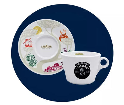 New Lavazza Tierra Americano Coffee Cup & Saucer 9oz/255ml