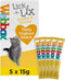 Webbox Lick e Lix 5pcs (5x15g) (Bulk Deal Case of 17) Variety Assorted Pack