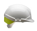 Reflex Safety Helmet White C/W Rear Yellow Flash