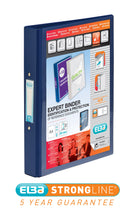 Elba Vision Ring Binder A4 30mm Spine 25mm Capacity 2 O-Ring Blue 100080886 - ONE CLICK SUPPLIES