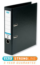 Elba A4 Lever Arch File PVC 70mm Spine Width Black 100202169 - ONE CLICK SUPPLIES