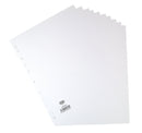 Elba Divider 10 Part A4 160gsm Card White 100204881 - ONE CLICK SUPPLIES