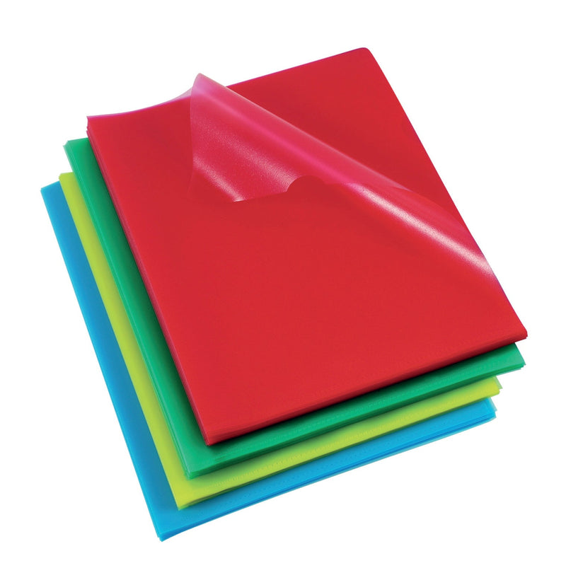 Rexel Nyrex Cut Flush Folder Polypropylene A4 110 Micron Clear (Pack 100) 12216AS - ONE CLICK SUPPLIES