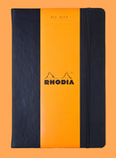 Rhodia A5 Hard Cover Casebound Web Notebook Dot Grid 192 Pages Black - 118769C - ONE CLICK SUPPLIES