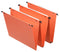 Orgarex Dual Vertical A4 Suspension File Card 15mm V Base Orange (Pack 25) 21631 - ONE CLICK SUPPLIES