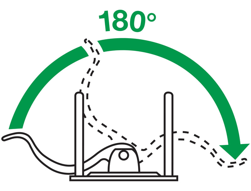 Leitz 180 Lever Arch File Polypropylene A4 80mm Spine Width Green (Pack 10) 10101055 - ONE CLICK SUPPLIES