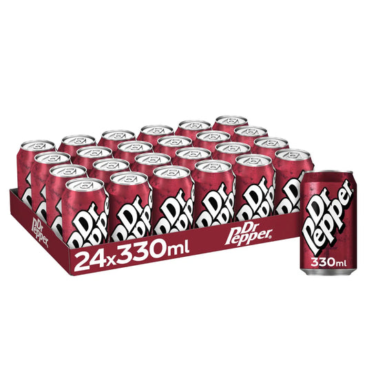 Dr Pepper Cans Pack 24 x 330ml