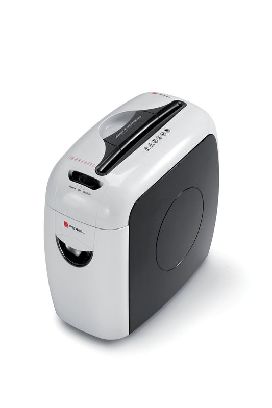 Rexel Style Cross Cut Shredder 7.5 Litre 5 Sheet Black/White 2101942UK - ONE CLICK SUPPLIES