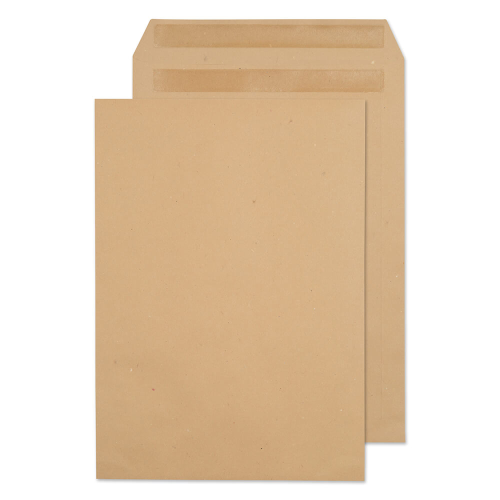 ValueX Pocket Envelope C4 Self Seal Plain 90gsm Manilla (Pack 250) - 13878 - ONE CLICK SUPPLIES