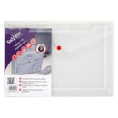 Snopake Polyfile Trio Wallet File Polypropylene Foolscap Clear (Pack 5) - 14966 - ONE CLICK SUPPLIES