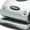 Rexel P225 2 Hole Punch Metal 25 Sheet Silver/Black 2100743 - ONE CLICK SUPPLIES