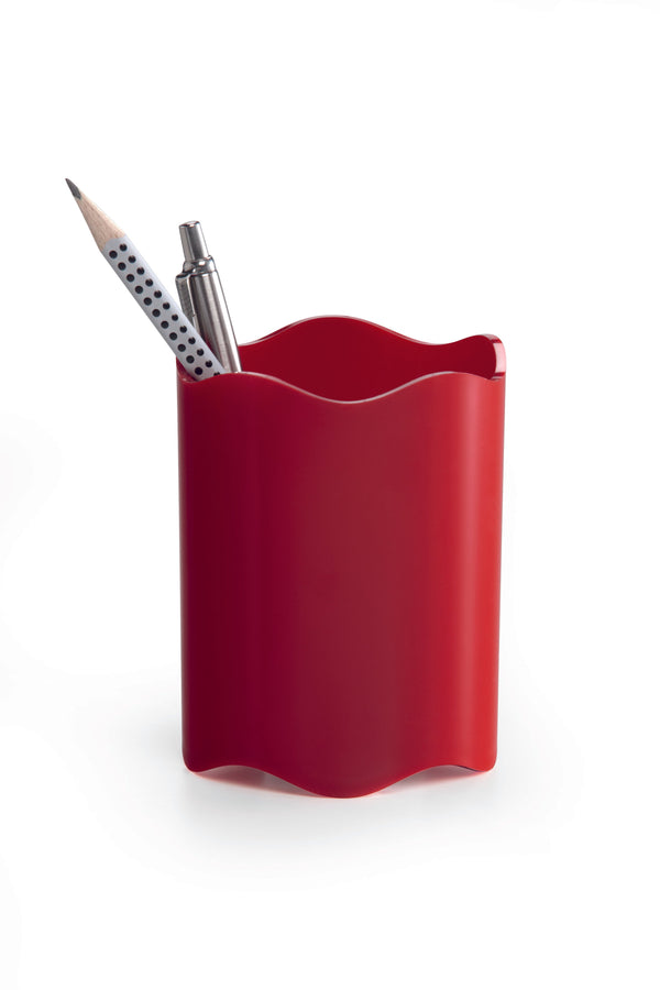 Durable Vivid Trend Pen Pot Plastic Red - 1701235080 - ONE CLICK SUPPLIES