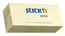 ValueX Stickn Notes 38x51mm 100 Sheets Pastel Yellow (Pack 12) 21003 - ONE CLICK SUPPLIES