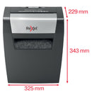 Rexel Momentum X406 Cross Cut Shredder 15 Litre 6 Sheet Black 2104569 - ONE CLICK SUPPLIES