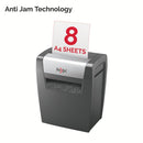 Rexel Momentum X308 Cross Cut Shredder 15 Litre 8 Sheet Black 2104570 - ONE CLICK SUPPLIES