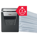 Rexel Momentum X415 Cross Cut Shredder 23 Litre 15 Sheet Black 2104576 - ONE CLICK SUPPLIES