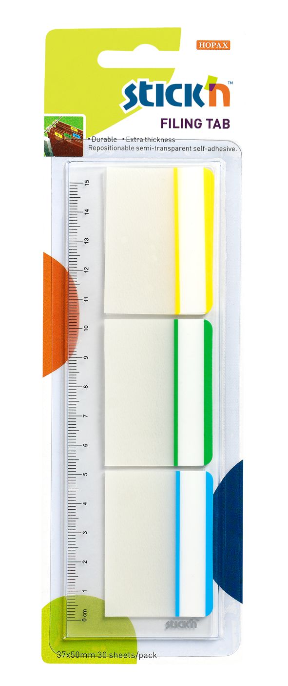 ValueX Index Flags Repositionable 37x50mm 3x10 Tabs Assorted Colours (Pack 30) 21360 - ONE CLICK SUPPLIES