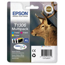 Epson Cyan/Magenta/Yellow Inkjet Cartridge (T1306) Pack 3's - ONE CLICK SUPPLIES