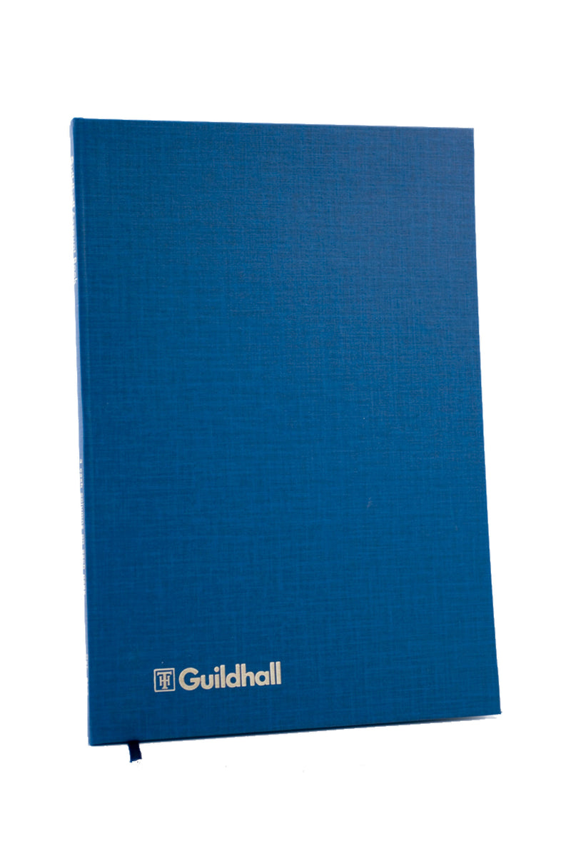 Guildhall Account Book Casebound 298x203mm 16 Cash Column 80 Pages Blue 31/16Z - ONE CLICK SUPPLIES