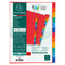 Exacompta Index Jan-Dec A4 225gsm Pressboard Assorted Colours - 3109Z - ONE CLICK SUPPLIES